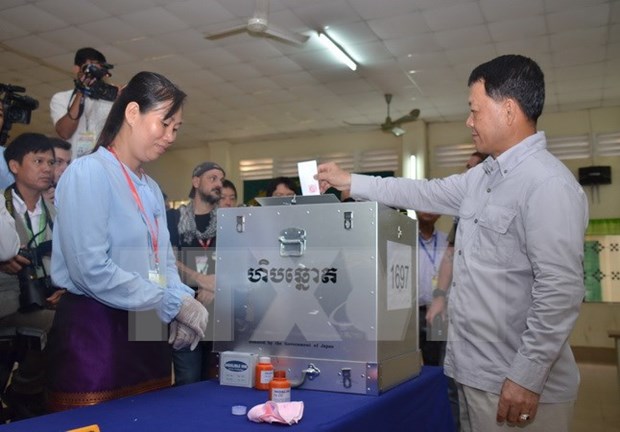 Cambodia voters elect communal people’s council members hinh anh 1