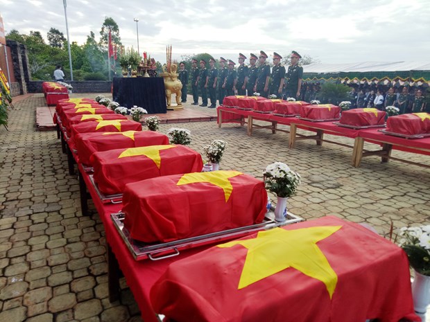 More martyrs’ remains repatriated from Cambodia in dry season hinh anh 1
