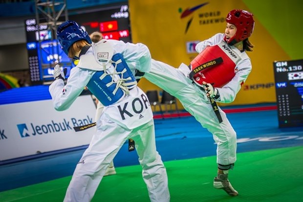 Vietnam wins first silver taekwondo medal on global stage hinh anh 1