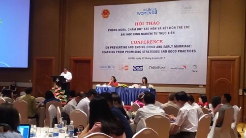 National conference addresses child, early marriage hinh anh 1