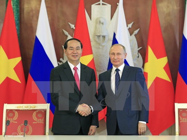 Russian media highlight Vietnamese President’s visit hinh anh 1