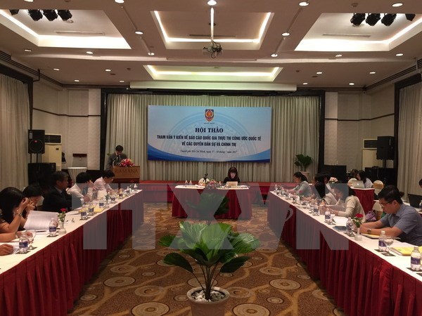 National report on ICCPR implementation tabled for discussion hinh anh 1