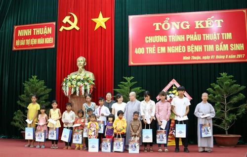 Ninh Thuan: charity programme saves 400 children with heart diseases hinh anh 1