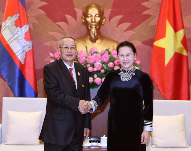 Senior legislators pledge to boost Cambodia-Vietnam cooperation hinh anh 1