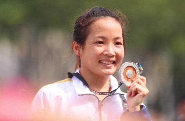 SEA Games 29: Vietnamese marathon runner pockets silver hinh anh 1