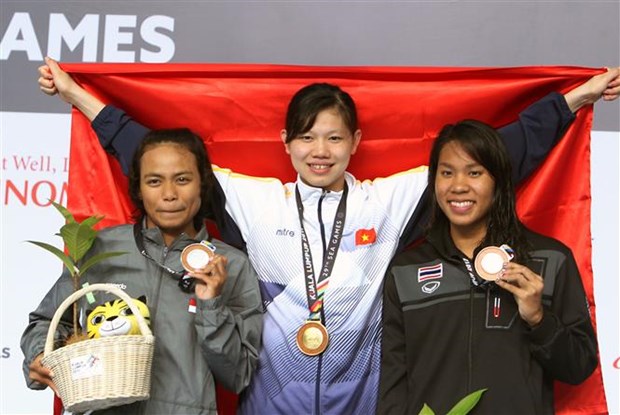 SEA Games 29: Vietnam’s swimmers grab one gold, two bronzes hinh anh 1