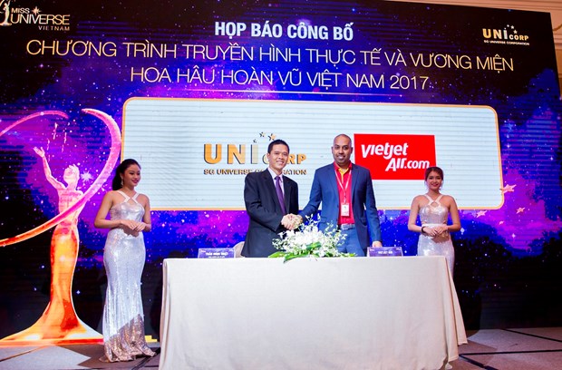 Vietjet becomes official transportation sponsor for Miss Universe Vietnam 2017 hinh anh 1