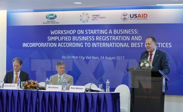 APEC workshop discusses simplifying business registration procedures hinh anh 1