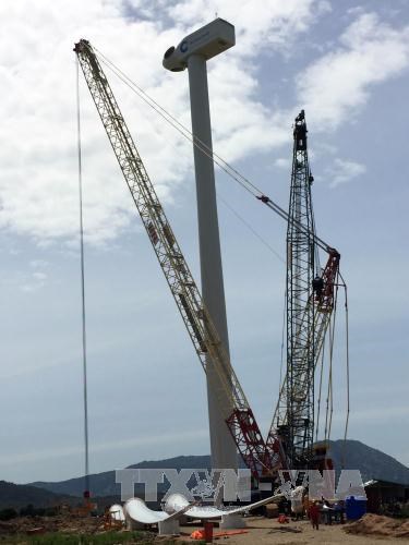 Ninh Thuan: First wind power turbines installed hinh anh 1