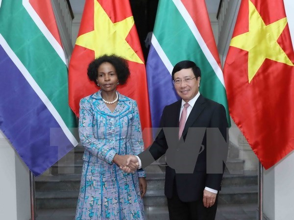Vietnam, South Africa look to foster wide-ranging ties hinh anh 1
