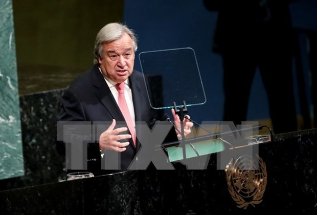 UN chief urges Myanmar to end military operations in Rakhine hinh anh 1