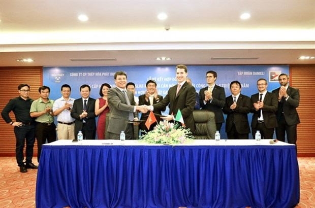 Contract signed for world’s most modern hot-rolled mill hinh anh 1