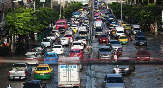 Bangkok witnesses record rainfall in 25 years hinh anh 1