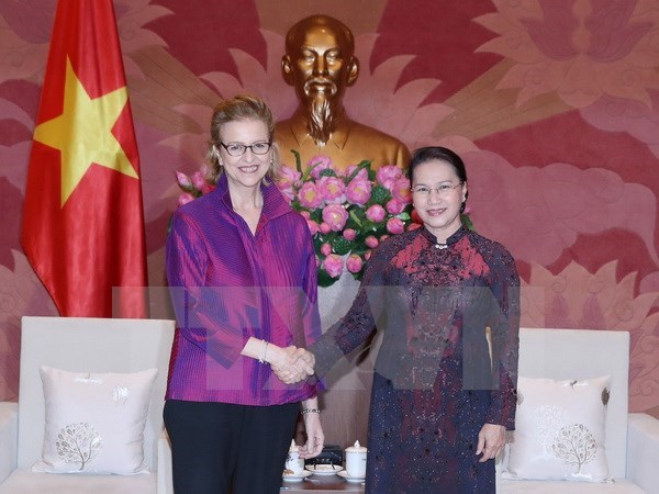 NA Chairwoman receives new UNDP Country Director for Vietnam hinh anh 1