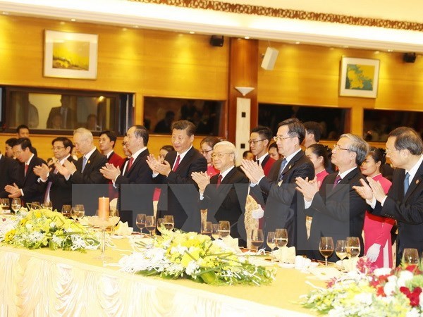 Banquet welcomes Chinese Party General Secretary Xi Jinping hinh anh 1