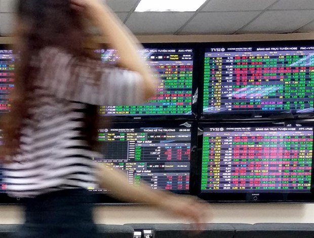 VN Index drops from 10-year high hinh anh 1