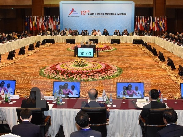 13th ASEM Foreign Ministers’ Meeting kicks off in Myanmar hinh anh 1