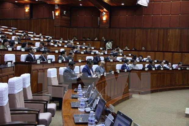 Cambodia parliament removes CNRP members hinh anh 1