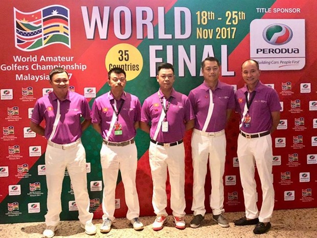Vietnam champions at int’l golf tournament hinh anh 1
