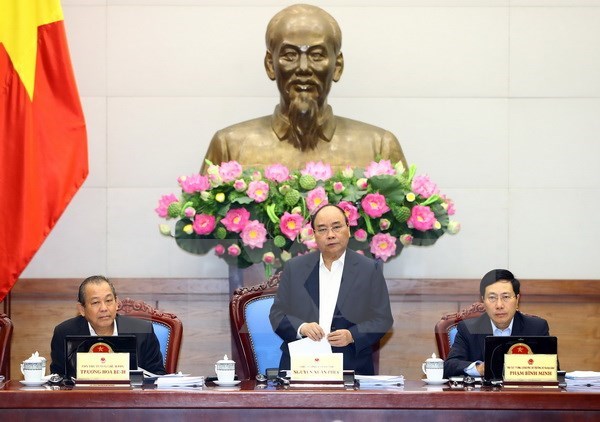 PM urges cabinet members to well perform promises hinh anh 1