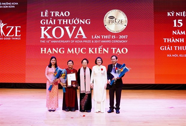 KOVA Prize 2017 honours groups, individuals in applied science hinh anh 1