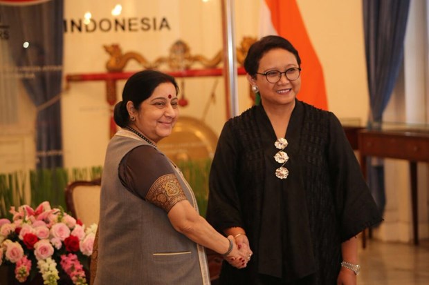 Indian Foreign Minister active in Indonesia hinh anh 1