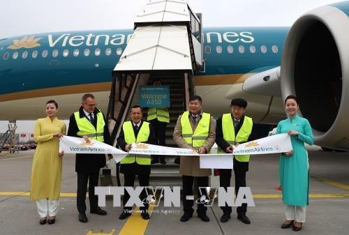 Vietnam Airlines uses Airbus A350 on route to Germany hinh anh 1