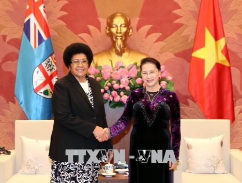 NA Chairwoman welcomes Fijian counterpart hinh anh 1