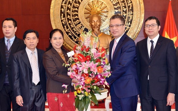 Lao ambassador congratulates CPV on founding anniversary hinh anh 1