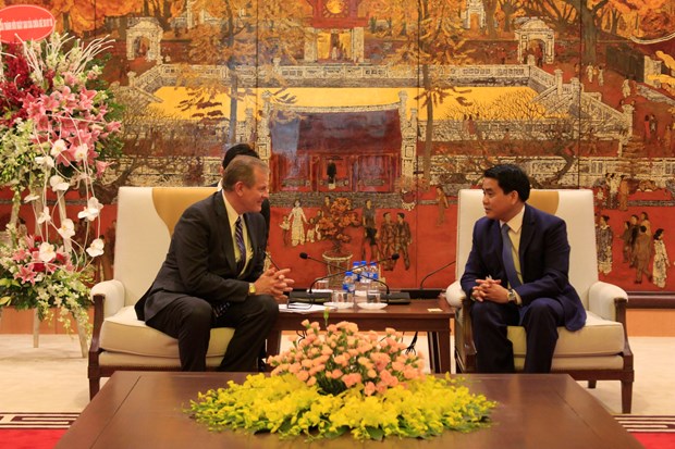 Hanoi mayor receives delegation of LDS Church hinh anh 1