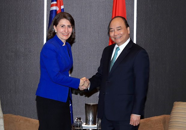Prime Minister Nguyen Xuan Phuc meets New South Wales leaders hinh anh 1