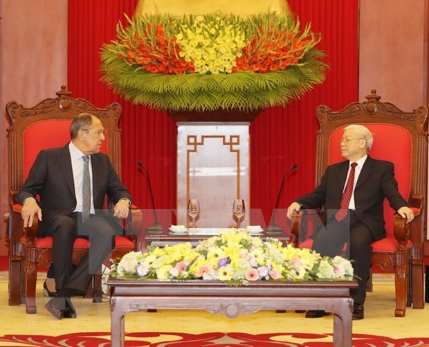 Vietnam treasures friendship with Russia: Party chief hinh anh 1