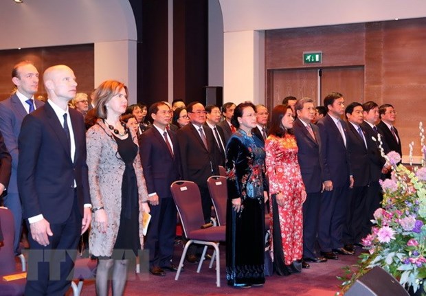 NA Chairwoman attends ceremony marking Vietnam-Netherlands diplomatic ties hinh anh 1