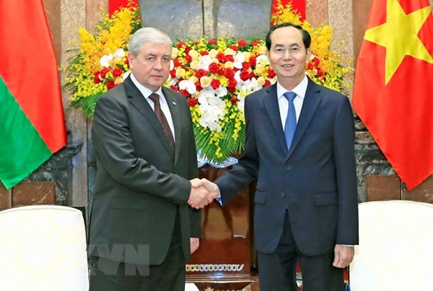 President hosts Belarusian Deputy PM hinh anh 1