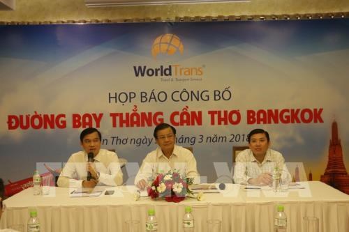 WorldTrans launches Can Tho – Bangkok direct flights for 2018 hinh anh 1