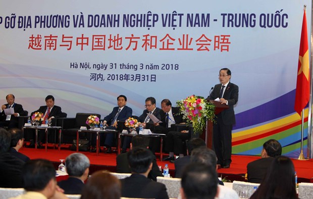 Hanoi meeting links Vietnam-China localities, businesses hinh anh 1