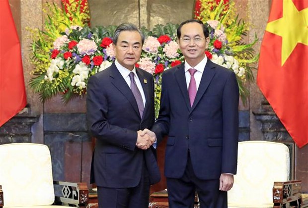 President receives Chinese Foreign Minister hinh anh 1