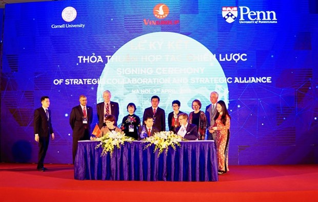 Vingroup inks cooperation deal with US universities hinh anh 1
