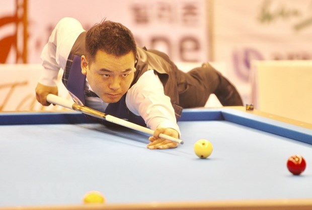 Korean cueists shine at Asian Carom Billiards Championship hinh anh 1