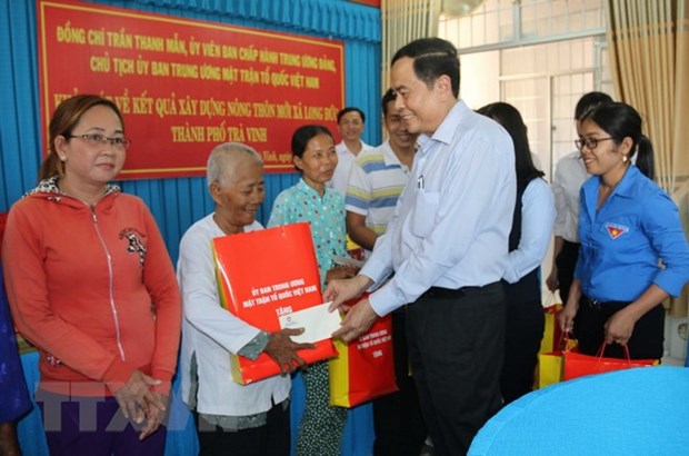 VFF leader extends New Year greetings to Khmer community in Tra Vinh hinh anh 1