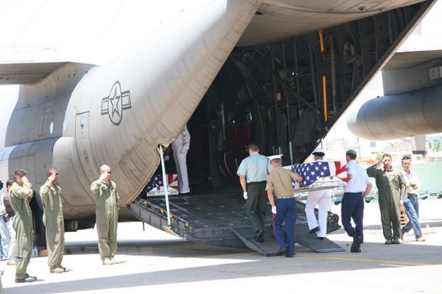 Remains of US servicemen repatriated hinh anh 1