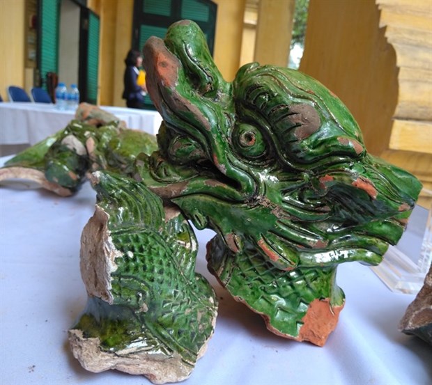 More vestiges uncovered in Thang Long royal citadel hinh anh 1