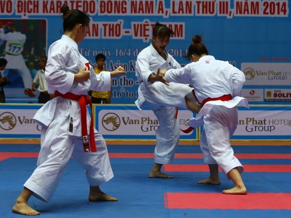 7th Southeast Asia karate champs opens in Bac Ninh province hinh anh 1