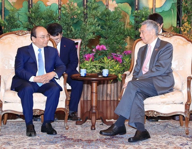 Vietnam, Singapore issue Joint Statement hinh anh 1