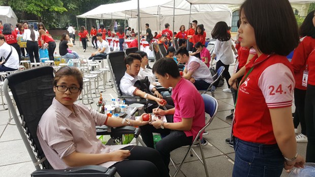Vietnam Red Cross Society launches Humanitarian Month hinh anh 1