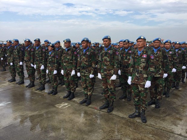 Cambodian soldiers join UN Peacekeeping Mission in Africa hinh anh 1