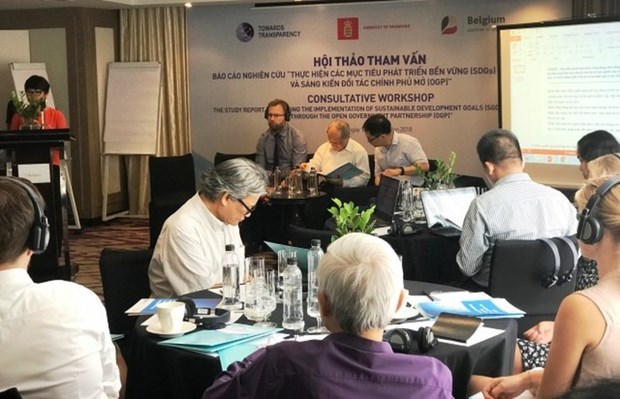 Workshop talks good governance towards achieving SDGs hinh anh 1