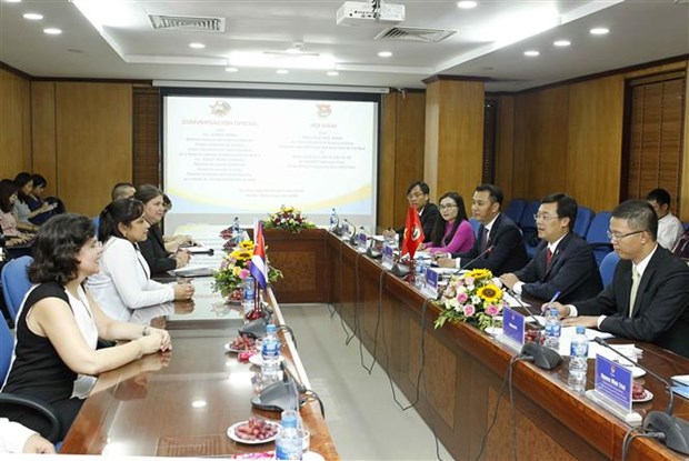 Vietnamese, Cuban youths enhance cooperation hinh anh 1