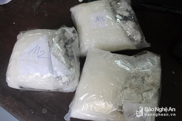 Nghe An: meth trafficker from Laos arrested hinh anh 1