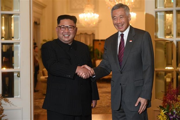 Singaporean PM welcomes DPRK leader hinh anh 1